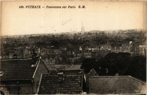 CPA PUTEAUX Panorama sur Paris (413118)