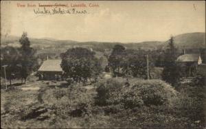 Lakeville CT From Taconic School c1910 Postcard