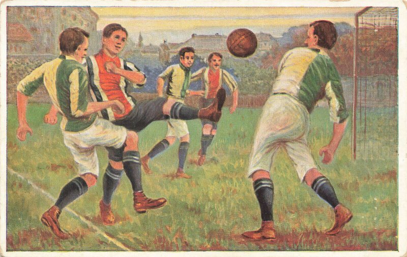 Germany Kunstler Studien Soccer Wohlgemuth & Sissner Postcard