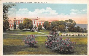 Campus State Normal School New Paltz, New York Postcard