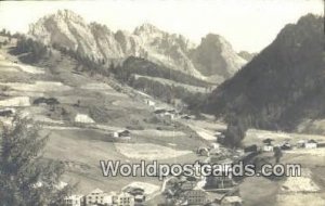 Real Photo St Chrsitina Dosses mit Geisler Geisler Austria 1913 