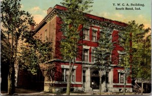 Postcard Y.W.C.A Building in South Bend, Indiana