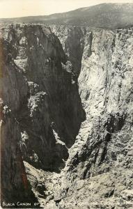 RPPC Postcard Black Canyon of the Gunnison, Montrose CO Sanborn 2259