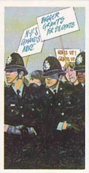 Brook Bond Tea Vintage Trade Card Police File 1977 No 38 Demo