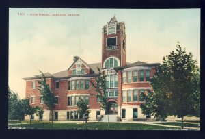 Early Ashland, Oregon/OR Postcard, High School