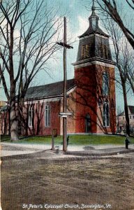 Bennington, Vermont - A view of St. Peter's Episcopal Church - in 1907