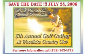 5th Annual Golf Outing at Woodlake Country Club Brick, New Jersey  