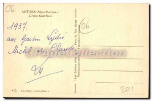 Postcard Old Antibes L'Anse Saint Roch