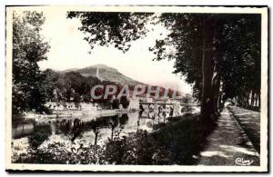 Postcard Modern Saint Antonin Seen from the station