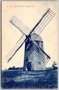 Newport Rhode Island 1905 Postcard Old Windmill