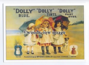 ad0562 - Dolly Blue & Dolly Tint - Wm Edge & Sons LTD -  Modern Advert Postcard