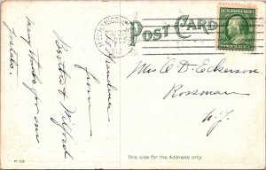 Vintage Postcard Thanksgiving Turkey JQ14