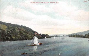 Susquehanna River Sayre, Pennsylvania PA
