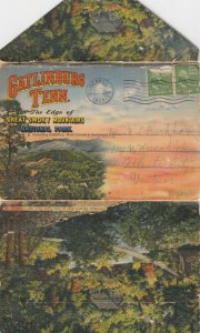 GATLINBURG , Tennessee ,1947 ; Folder Postcard