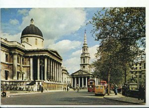 London Postcard - St Martin-In-The-Fields and National Gallery - Ref 11574A