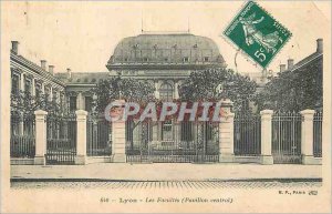 Old Postcard Lyon Faculties Central Pavilion