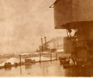 RPPC  US Navy  Battleships New York & Texas   Postcard  c1918