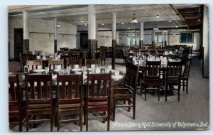 VALPARAISO, IN Indiana ~ ALTRURIA DINING HALL at University 1910 Postcard