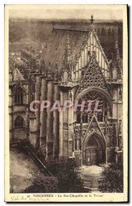 Postcard Old Vincennes The Ste Chapelle and Trisor