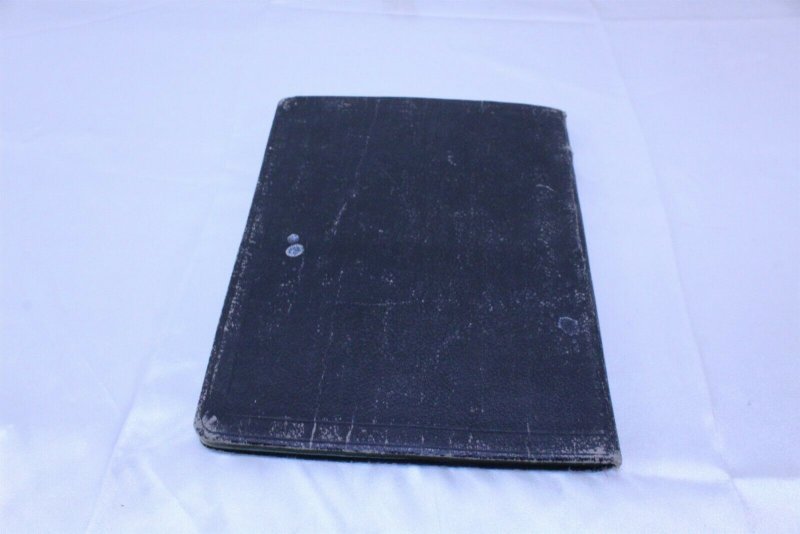 Vintage 1914 Used Black Leather Journal First Entry June 13, 1914