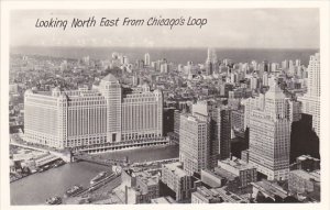 Illinois Chicago Looking Northeast From Chicago's Loop Real Photo