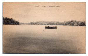 1940s/50s Furnace Pond, Pembroke, MA Postcard