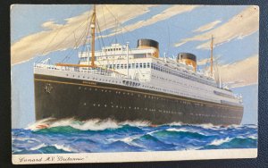 Mint England Color Picture Postcard Cunard MV Britannic