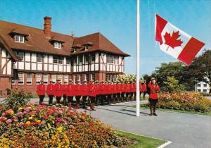 Canada Royal Canadian Mounted Police Raising The New Flag