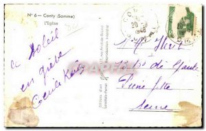 Old Postcard The Church Conty