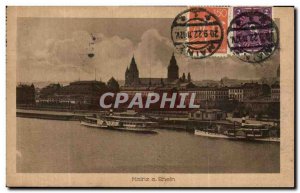 Old Postcard Mainz a Rhein