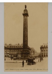 France - Paris. Vendome Column & Street Scene