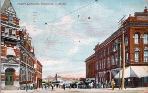 Ferry Landing Windsor Ontario ON c1909 Antique Unused Postcard D42