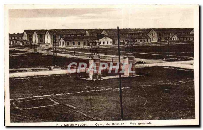 Old Postcard Mourmelon Camp General view division