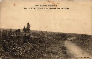 CPA Militaire, Lens - Panorama pris de l'Eglise (278513)