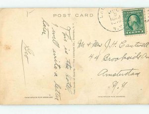 1916 HOTEL SCENE Adirondacks - Lake George New York NY AE2392