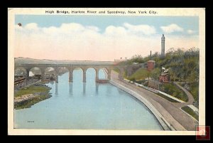 High Bridge, and Harlem River and Speedway, NYC  