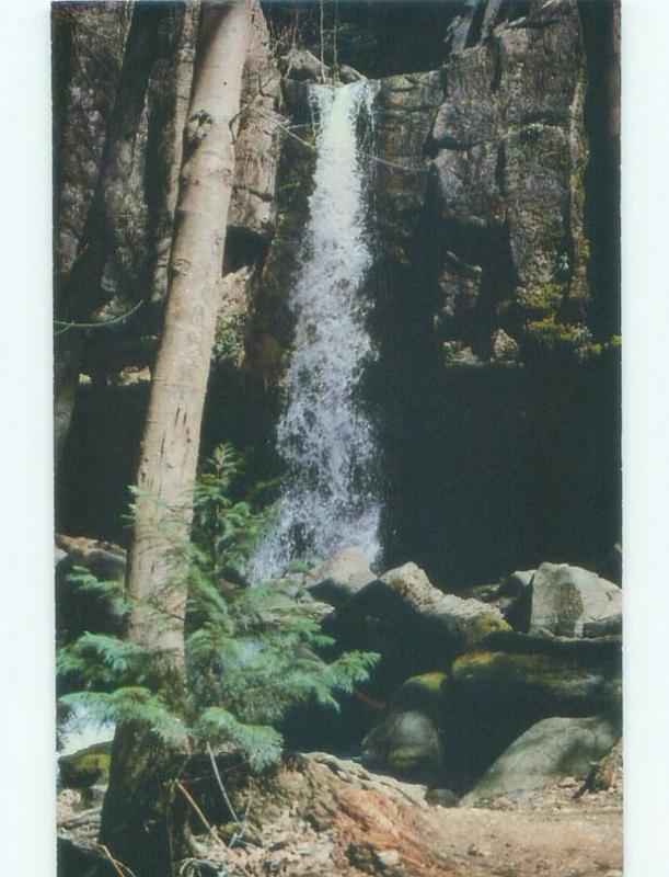 Unused Pre-1980 WATERFALL SCENE Dunsmuir California CA E4223