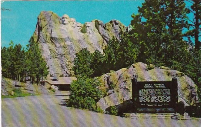 South Dakota Black Hills Mount Rushmore National Memorial and Approach To Mem...