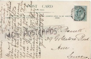 Genealogy Postcard - Percy Bassett - 29 Goldstone Road, Hove, Sussex - Ref. R156