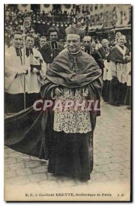 Old Postcard HE Cardinal Amette Archbishop of Paris