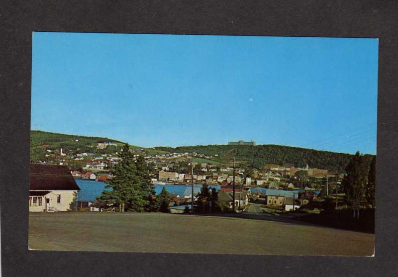 PQ QC View Gaspe Village City Quebec Canada Carte Postale Postcard Houses