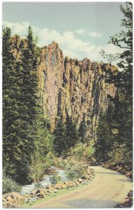 The Palisades in Cimarron Canyon  New Mexico on Highway 64