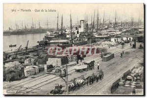 Old Postcard Marseille Quai de la Joliette