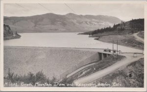 RPPC Postcard Green Mountain Dam and Reservoir  Heeney Colorado CO