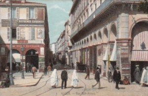 Algeria Alger Rue Bab-Azoun Street Scene