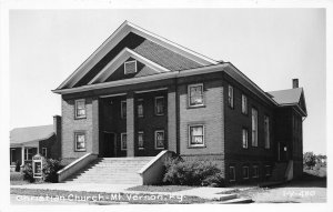 F85/ Mt Vernon Kentucky RPPC Postcard c1950s Christian Church