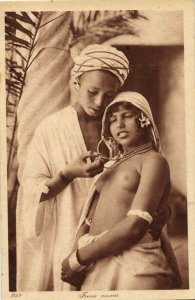 PC CPA Ethnic Nude Native Mandibu Type Young Females Vintage Postcard  (B634)  Europe - France - Provence-Alpes-Cote d'Azur - Alpes Maritimes  [06] - N / HipPostcard