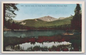 National & State Parks~Sylvan Lake~Cody Road~Yellowstone Nat Park~Vintage PC