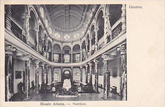 Switzerland Geneve Musee Ariana Vestibule