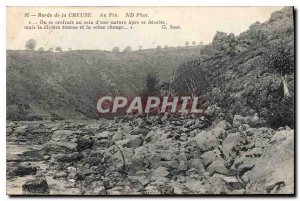 Postcard Old Banks of the Creuse In Pin